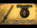 The Baldur's Gate Enhanced Edition Weapon Guide