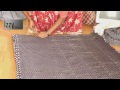 Traditional Indian quilt making - only hand sewing and old clothes