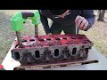 Checking Cylinder Heads for Cracks and Straightness, Project Brutus, Episode 14