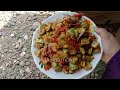 masak sambal terong teri dan rebus daun kelor//masakan sederhana