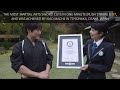 Martial Arts Master Attempts Katana World Record - Guinness World Records