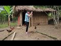 making a dog cage and a frugal meal for mother and child in their daily life