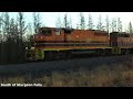 Chasing Ottawa Valley Railway 430 on the Cartier subdivision