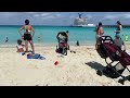 Carnival Elation Bimini Beach (Bahamas) Visit & Vlog