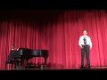 Hellfire (The Hunchback of Notre Dame) Aiden Laber, Broadway Voice Recital, 23 of 31