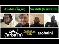 Similarities Between Arabic and Swahili