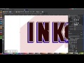 Inkscape Tutorial: Custom Vector Text Treatment