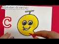 How to draw Mango with Alphabet  “ C” # Alphabet drawing # Simple drawing#easy#simple