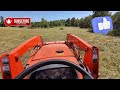 Brush Hogging with Kubota MX5100