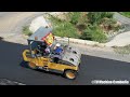 Beautiful & Incredibles Operator Skills Modern Road Construction Processing Fastest Asphalt Paving