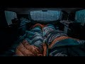 Rain Sounds For Sleeping - Lulled you to sleep with raindrops outside the window of the camping car