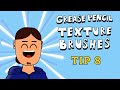 9 Grease Pencil Texture Brush Tips