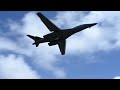 The Incredible Speed ​​and Power of the B-1 Lancer