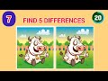 [Find 5  differences]Guess the 60sec|తేడాలు కనుక్కోండి#spotthedifference #findthedifference