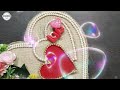 DIY Heart Shaped Engagement Tray Decoration Ideas | Ring Platter Decoration Ideas | Diy Ring Platter