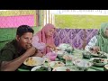 MUKBANG DI WARUNG NASI, JUNIANA SENYUM SENYUM MELIHAT PORSI MAKAN PAKCIK