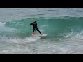 Skimboarding Small, Perfect Waves at The Wedge - Raw Footage