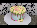 REPEAT EASY! So you haven't decorated a cake yet! Great decorating idea (turn on subtitles)