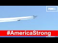 #AmericaStrong Thunderbirds flyover saluting frontline workers in NYC & Connecticut