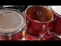 80's Yamaha Power Tour Custom Vintage Drum Set 10,12,14,16,22