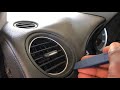 Replacing the Mercedes Benz SL500 side dash AC air vent  R230