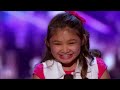 Angelica Hale Receives GOLDEN BUZZER For BLOW Up The Stage With 'GIRL ON FIRE' by Alicia Keys