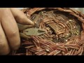 Carlos Herrera demonstrates Pueblo basketmaking