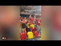SPANISH FAN´S dual KISS STEALS SPOTLIGHT after SPAIN’S VICTORY over Albania