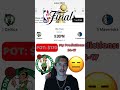 The Celtics MUST LOSE! NBA Playoff Predictions! 💰Giveaway if I'm Wrong!❌ #nba #basketball #giveaway