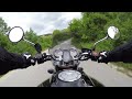Honda CB900F (Hornet 900) ride on twisty mountain roads