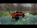 Tesla offroad in flooded swamp | Farming Simulator 22