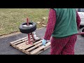 Dismount and Mount tires with harbor freight tire changer