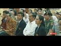 Jokowi Laughing Pingkal Looking at the Three Ministers, Acting