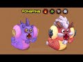 Amber Island - All Monsters Sounds & Animations | My Singing Monsters