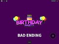 Birthday party story [cuz its Bm’s birthday]