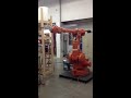 Abb robot working at full speed