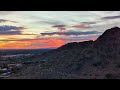 Sunset Hiking on QUARTZ RIDGE TRAIL at Phoenix Mountains Preserve Park at Arizona Biltmore Estates