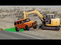 Cars vs Switchback Road Challenge in BeamNG Drive!