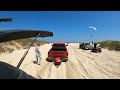 Stuck at the beach: Even the Taco/Ice Cream Truck