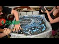 How to: Swirl guitar finish with Magic Marble paints