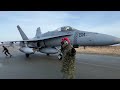 F/A-18 Hornets Arrive in Norway (4K)