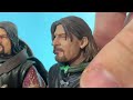 BOROMIR & LURTZ Toy Biz / Diamond Select Lord of the Rings Action Figure comparisons/ Review