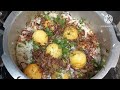 Quick Easy Anda Biryani in pressure cooker, egg biryani receipe, egg rice recipe