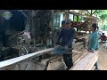 Sawmill Factory | Turning Hard Woods Into House Beams