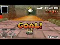Mario Kart DS - N64 Bowser's Castle 2:08.473 World Record