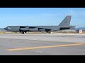 B-52H Stratofortress Take Off from Morón Air Base, Spain, in support of Bomber Task Force Europe