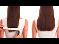 How to Cut ONE LENGTH Tutorial - Straight or Texturized with Scissors or a Trimmer!