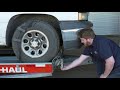 Loading a 2007 Chevrolet Silverado 1500 Single Cab On a U-Haul Car Hauler