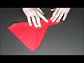 HOW to make a paper airplane that flies far - origami plane rocket [MIHAW]