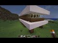 Minecraft  Easy modern house tutorial.